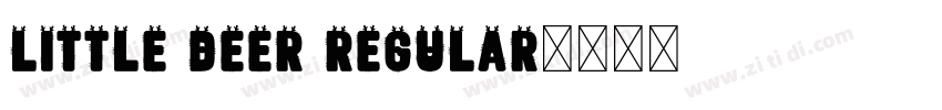 Little Deer Regular字体转换